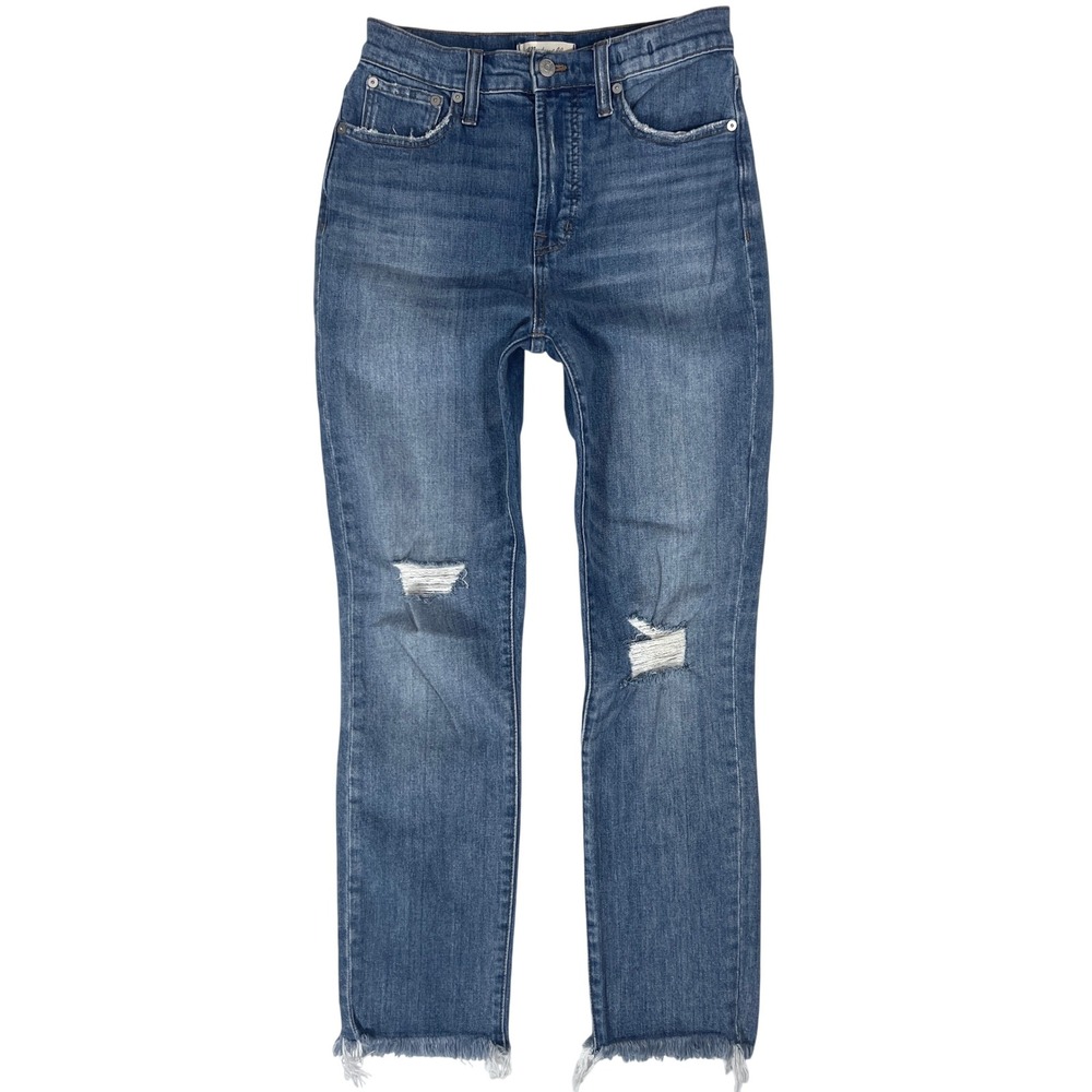 Madewell Perfect Vintage Jean 27 4 5 High Rise Straight Coastal Cowgirl 90s Raw
